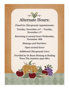 Chiropractic Hours